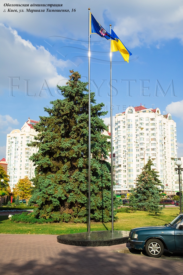 нержавеющий флагшток в Киеве