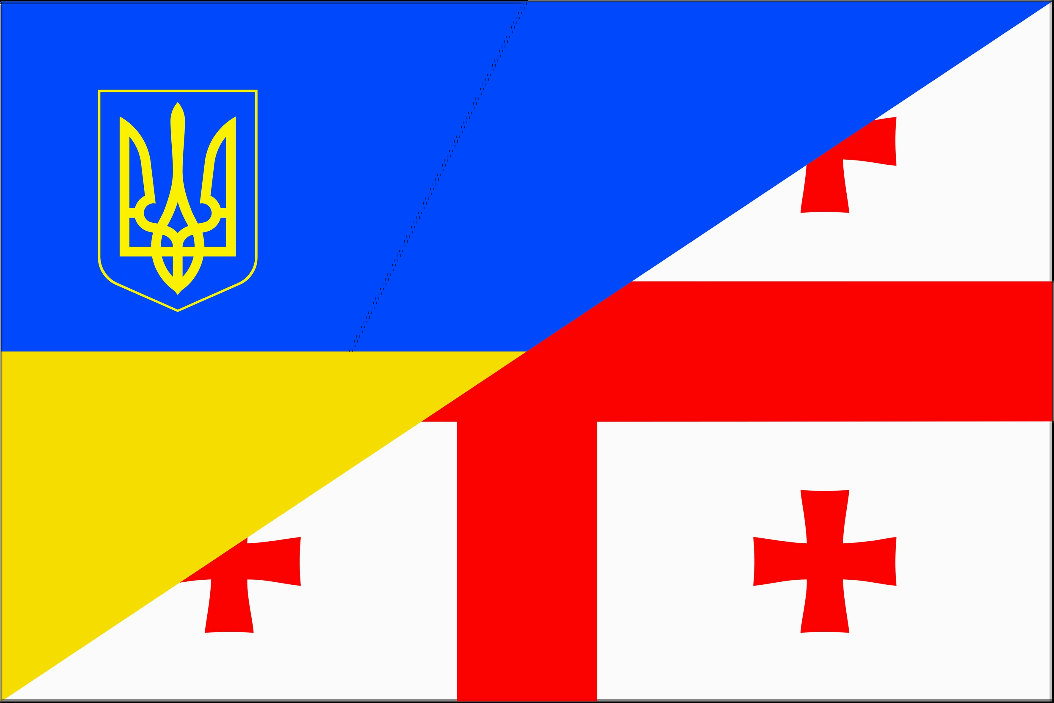 Прапор Україна Грузія - 1