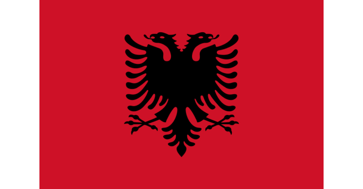 Прапор Албанії - 1